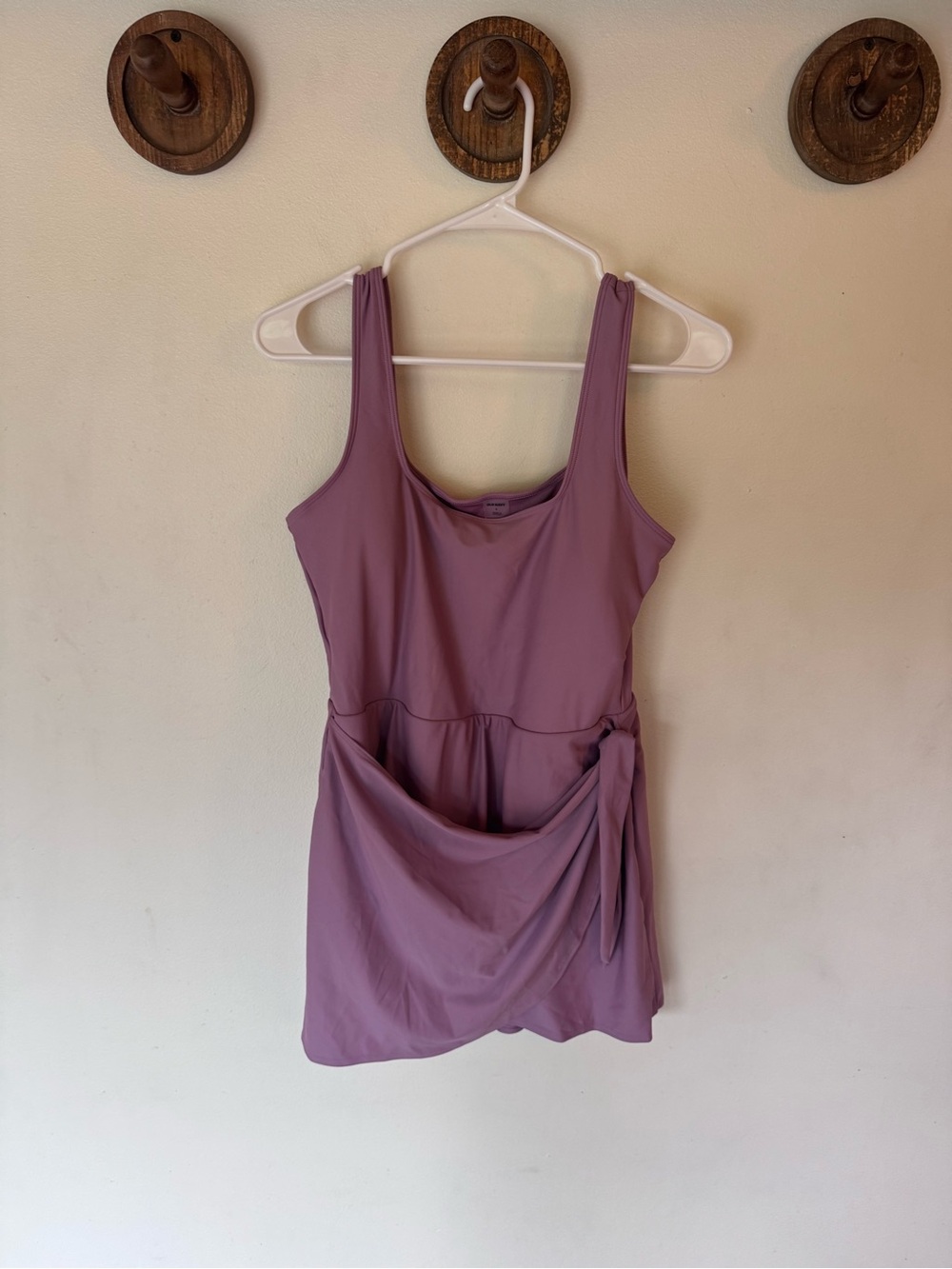 Old Navy purple One-Piece Swim Dress with Side Tie size large